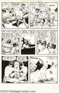 Frank Frazetta - Durango Kid #15, page 21 Dan Brand and Tipi Original Art (Magazine Enterprises, 1952). Frank - | Heritage