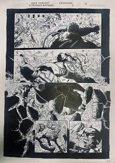 Jack Herbert (Blue Lines) & Vicente Cifuentes (Inker) Original page - Batman Superman - #1, Page 16