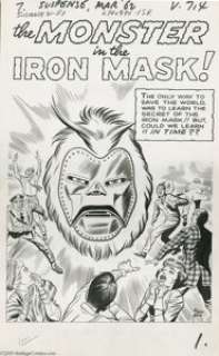 Jack Kirby and Dick Ayers - Tales of Suspense #31 Dr. Doom Prototype Splash Page Original Art (Marvel, 1961). - | Heritage