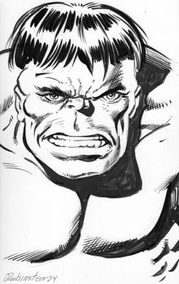 Joe Rubinstein | Hulk Back Board Sketch | Joe Rubinstein
