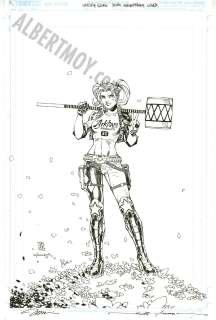 Jim Lee, Scott Williams - harley quinn 30th anniversary page cover