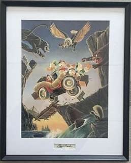 Carl Barks - Leaving Their Cares Behind | Catawiki