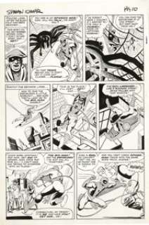 Steve Ditko - Amazing Spider-Man #10, page 9 Original Art (Marvel, 1964). Wallopin’ web-snappers -- when’s the last - | Heritage