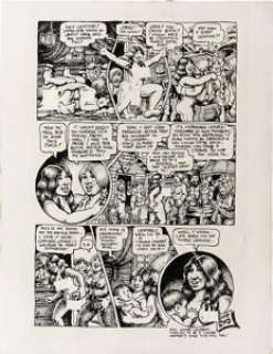 Robert Crumb - Motor City Comics #2 "Lenore Goldberg" Page Original Art (Rip Off Press, 1970). Girl - | Heritage