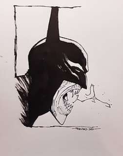 Brent Peeples - 1 Original drawing - Batman - Batman Vampire - Original Artwork - 2022