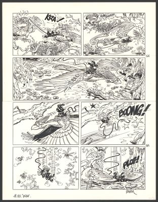 Batem | Le Marsupilami - Biba (T.28) - Planche originale n°05 | Daniel Maghen