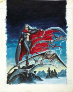 Earl Norem Marvel Preview #12, Lilith Cover Painting Original Art (Marvel, 1977). This seductive portrait of -
