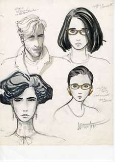 Vicomte, Laurent - 1 Original drawing - Sasmira - Étude de personnages | Catawiki