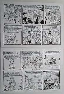 Bosschaert, Jan - 1 Original page - De Geverniste vernepelingskes - Verkiezingen - Plaat 1 | Catawiki