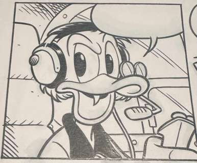 Vitale Mangiatordi - 4 Original page - Zio Paperone - Quattro tavole perfette di Mangiatordi (Disney) | Catawiki