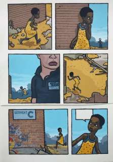 Stassen, Jean-Philippe - 1 Original colour page - L‘île au trésor - 2012