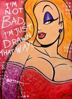 Alvin Silvrants (1979) - Jessica Rabbit - Drawn Bad | Catawiki