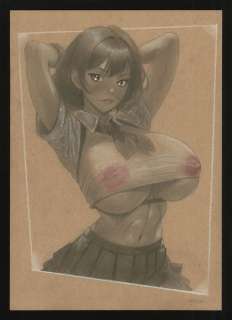 Wawrzaszek, Edward Edgar - 1 Original drawing - Les Pin-up d’Edgar - 2024 | Catawiki