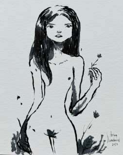 Sandoval, Tony - 1 Original drawing - InkTober - 2021 | Catawiki