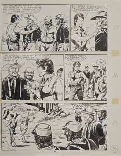 Tavola originale Gallieno Ferri Zagor n. 124 “Zagor contro supermike” pag. 33 | Venere Comic Art