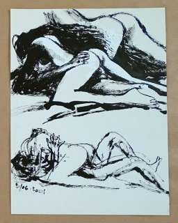 Baudoin, Edmond - 1 Original drawing - Erotique - Couple 08 - 2005 | Catawiki