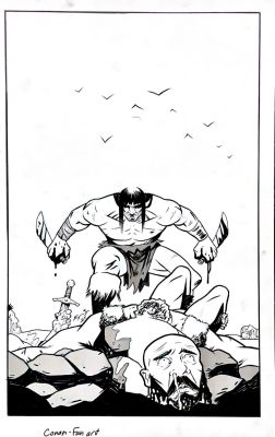 Raymar Brunson | Raymar Brunson - CONAN - FAN ART. | Panel Punk Comics Originals