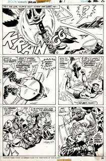 Frank Robbins Vince Colletta - Invaders #1 P 26 (Historic First Issue! Great Images of Cap, Sub-Mariner, & Human Torch!) 1975