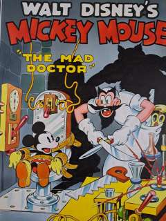 Bruna, Franco - 1 Original colour drawing - Walt Disney’s Mickey Mouse “The Mad Doctor” - 1 | Catawiki