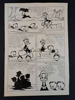 Carpi, Chierchini - 1 Original page - "Paperino e Il Muro del Riso" - 1954 | Catawiki