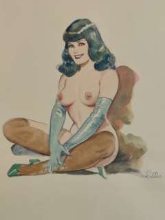 Frollo, Leone - 1 Original drawing - My Sweet Bettie Page | Catawiki