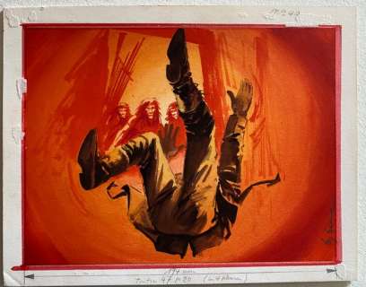 Vance, William - 1 Original colour drawing - Ringo - Piste pour Santa Fé - 1965 | Catawiki