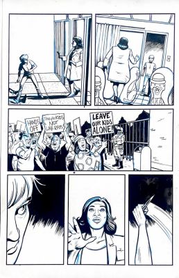 Collections | Dan Dougherty - Hack/ Slash Deluxe Edition volume #6 October Page-6 | Panel Punk Comics Originals