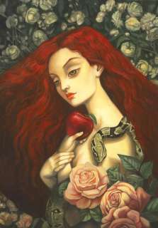 Benjamin Lacombe - Lilith, illustration originale - Les Sorcières - L‘Encyclopédie du Merveilleux