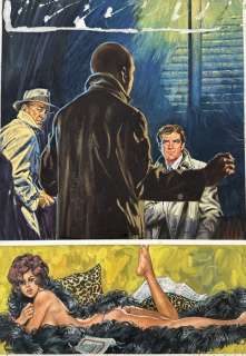 Gourdon, Michel - 1 Original cover - Commander #2 - Le Commander rit Jaune (1ère partie) - 1976 | Catawiki