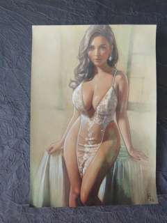 Le Hénanff Fabrice - 1 Colour pencil drawing - Pin up manga - 2024 | Catawiki