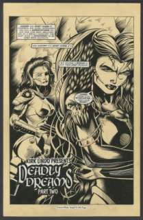 Kirk Lindo - LUXURA AND BABY ANGEL X #2 Splash Page