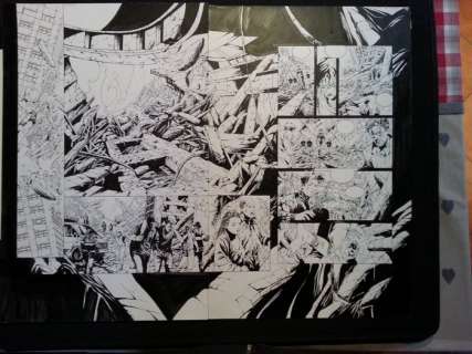 Xavier, Philippe | 2x Original page (p.4 + p.5)  - Paradis perdu vol. 3  -  Paradis | Catawiki