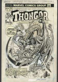 John Romita - CREATURES ON THE LOOSE (1971-75) #24 Cover | ComicConnect