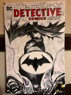Patrick Gleason - Detective Comics 1000, The Batman of Gotham, Batsignal