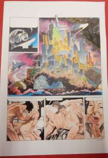 Caretta, Fernando - 1 Original colour page - Selen #23 - Odissea sulla terra - 1997 | Catawiki