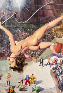 Alessandro Biffignandi - 1 Original cover - Telenovela #7 - La Star del pornocirco - 1988 | Catawiki