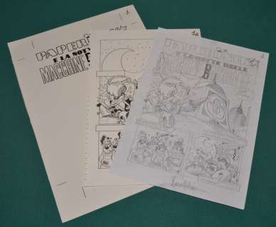 Molinari, Lara - 3 Original page - Paperinik - n. 86 "Paperinik e la notte delle Macchine Bassotte" - 2024 | Catawiki