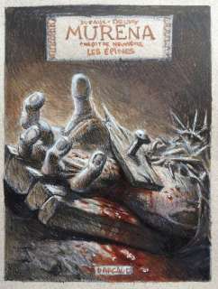 Delaby | Cover study Murena vol. 9  - Les Epines  - Dargaud  - (2013) | Catawiki