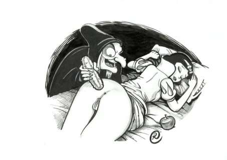 Ramis - 1 Original drawing - Snow White : Cucumber ! | Catawiki