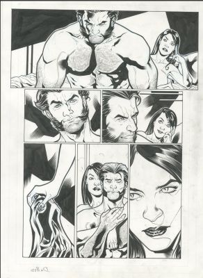 ULTIMATE WOLVERINE #3 PAGE 5 - ORIGINAL ART BY DAVID MESSINA | Scott’s Collectables