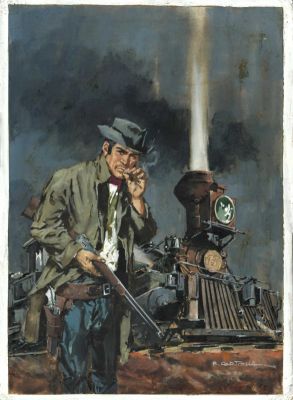 Rafael Cortiella | Original cover west – Niño de Hierro de Clark Carrados – Cortiella | Origin Of Comics