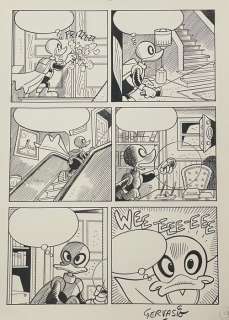 Gervasio, Marco - 1 Original page - Topolino - #3273 Fantomius "La notte delle gemme" | Catawiki