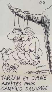 Wolinski, Georges - 1 Original drawing - Charlie Hebdo | Catawiki