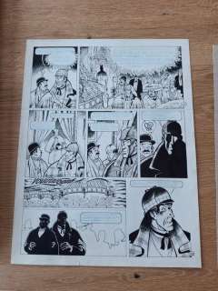 Clair, Guy - 1 Original page - Sherlock Holmes - La sangsue rouge | Catawiki