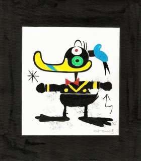 Tony Fernandez - Donald Duck Inspired by Joan Miró’s Barcelona III (from the Barcelona Suite) (1972) – Original | Catawiki