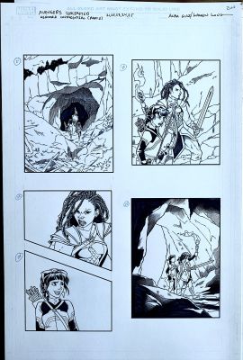 Alba Glez, Walden Wong | Avengers Unlimited Asguard Confidential (part I) panels 21-25 | Walden Wong