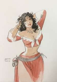 Marini, Enrico - 1 Original colour drawing - Le Scorpion - Méjaï - 2024 | Catawiki