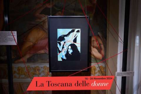 La Tram - 1 Original drawing - I weave my own thread - La Toscana delle Donne - 2024 | Catawiki