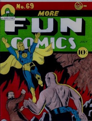 MORE FUN COMICS # 69 1941 COVER RECREATION DR. FATE ORIGINAL COMIC COLOR ART | eBay US (Buy It Now)