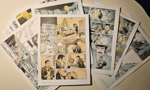 Raimondo, Luca - 10 Original page - Carnacki - "La chambre grise" - 2024 | Catawiki